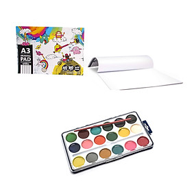 Combo Sổ Vẽ và Nước sơn UBL QB0279