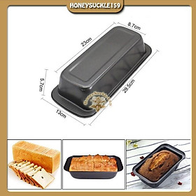 Mua Khuôn loaf/ Khuôn Chữ Nhật Chống Dính Đen 29*13*5.7cm