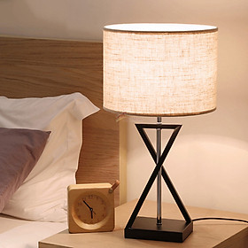Mua Đèn Ngủ Để Bàn Hiện Đại Thân Đen Sơn Tĩnh Điện Cao Cấp  Chao Vải  Kèm Bóng LED MB2020