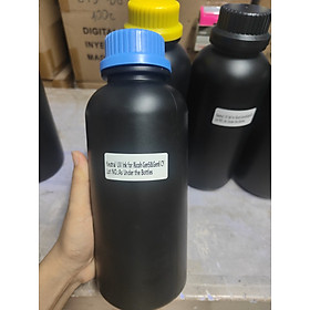 Mua Mực in UV màu xanh(C)1 lít  hàng nhập khẩu ứng dụng in quảng cáo tương thích trên mọi chất liệu (nhựa  gỗ  thủy tinh  mica)  dung tích chai 1 lít cho đầu in Epson I3200 DX5