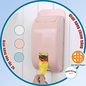 Hộp đựng túi nilong, túi đựng rác dán tường Việt Nhật - Hộp rút túi nilong gắn tường tiện dụng Br01434