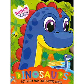 Hình ảnh Dinosaurs - Activity And Colouring Book (Sách Hoạt Động Và Tô Màu: Khủng Long)