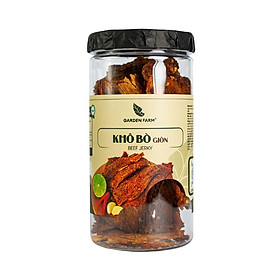 Khô bò giòn 300gr GARDEN FARM Ăn Vặt Văn Phòng, Du Lịch, Tết, Sài Gòn Ngon