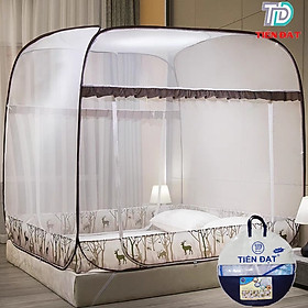 Mua Mùng chụp tự bung đỉnh vuông   Màn chụp chống muỗi TIẾN ĐẠT