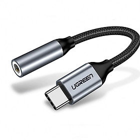 Mua Cáp Chuyển USB Type-C ra Audio 3.5mm Cao Cấp UGREEN AV142 - Hàng Chính Hãng