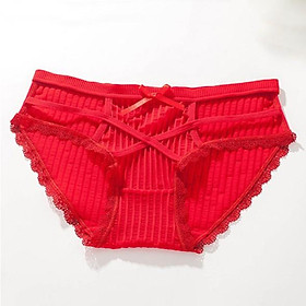 Quần lót nữ dây chéo vân nổi khiêu gợi