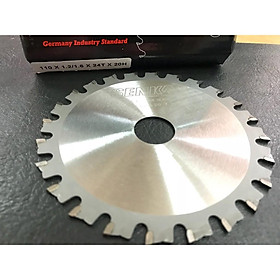 1 Lưỡi cắt sắt hợp kim răng TCT cao cấp hiệu SENKA đường kính lưỡi 110, 125, 165, 180mm