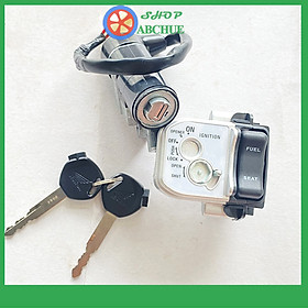 Bộ ổ khóa xe máy AIR BLADE 2 cạnh cao cấp