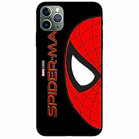 Ốp lưng in cho Iphone 11 Pro Mẫu Người Nhện Chữ