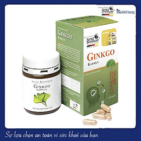 Ginkgo Kapseln 50mg - Thực phẩm chức năng Bổ não, tăng tuần hoàn máu (60 Viên)