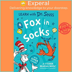 Sách - Fox in Socks - A Sticker Reading Book! by Dr. Seuss (UK edition, paperback)