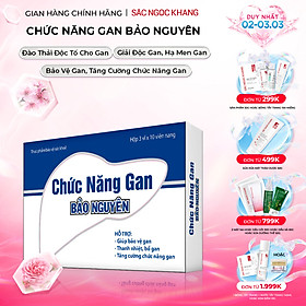 Thực phẩm bảo vệ sức khỏe Viên uống Chức năng gan Bảo Nguyên