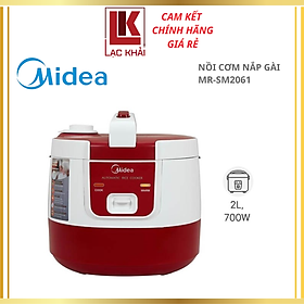 Nồi cơm nắp gài Midea 2 lít MR-SM2061, Chống dính, công suất 700W