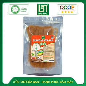 Bún Hoài sơn Hữu cơ Gấc Bầu Mây 200g - Thích hợp với người ăn chay