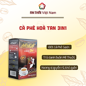 Cà Phê Sữa 3in1 AnTháiCafé New Hộp 16 gói x 16g