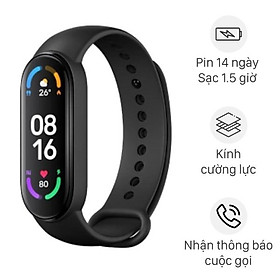 Mua Vòng đeo tay thông minh Mi Band 6 (ĐEN) - Hàng Chính Hãng