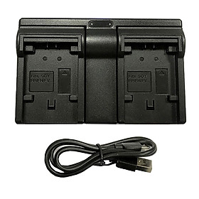 Camera Smart Charger Two-channel Charging Dock for NP FV100 Batteries