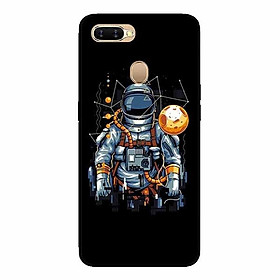 Ốp lưng in cho Oppo F9 / Oppo A7 - 2018 Phi Hành Gia Mặt Trăng