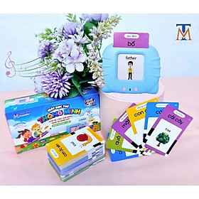 Máy đọc thẻ Flashcard Mèo Con song ngữ Anh Việt hỗ trợ bé học tiếng anh