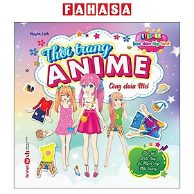 Sách - Sticker Bóc Dán Lấp Lánh - Thời Trang Anime - Công Chúa Mei