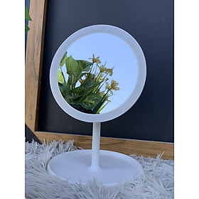 Mua Gương tròn để bàn trang trí phòng ngủ  gương Led cảm ứng 3 màu kèm nút cảm ứng điều chỉnh màu sắc khác nhau