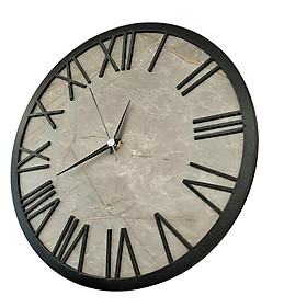 Đồng hồ gỗ treo tường - UD76- chất liệu gỗ máy kim trôi thiết kế in theo yêu cầu decor trang trí nhà và quán cafe