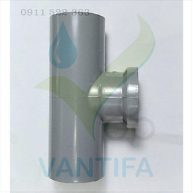 Tê uPVC 27mm ren trong 1/2"