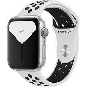 Đồng Hồ Thông Minh Apple Watch Nike+ Series 5 LTE GPS + Cellular Aluminum Case With Nike Sport Band (Viền Nhôm & Dây Nike) - Hàng Chính Hãng VN/A