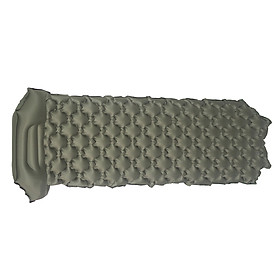 Outdoor Inflatable Cushion Sleeping Bag Mat Fast Filling Air Moistureproof Camping Mat With Pillow Sleeping Pad