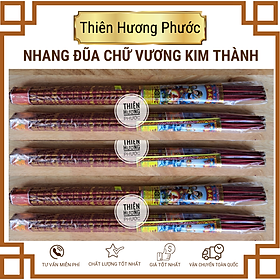 Nhang đũa Vương Kim Thành chữ đỏ 21 cây cao 50cm