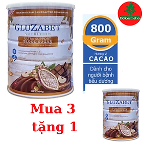 Sữa Non Gluzabet Vị Ca Cao - Hộp 800gr