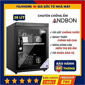 Mua Tủ chống ẩm máy ảnh 30 lít Andbon chính hãng  Tủ hút ẩm đựng máy ảnh 30l hai ngăn  tiết kiệm điện có xốp chống nước dry cabinet - Hàng Nhập Khẩu