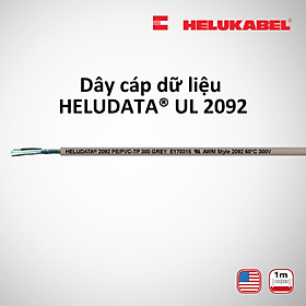 Dây cáp dữ liệu HELUDATA UL 2092 | 1 X 2 X 18AWG | 2 x 1 mm²