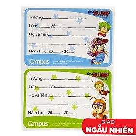 Nhãn Vở Dr. Slump - NT-ARA12 (6 Tờ/Xấp) (Nhiều Mẫu Nhãn Ngẫu Nhiên Trong 1 Xấp)