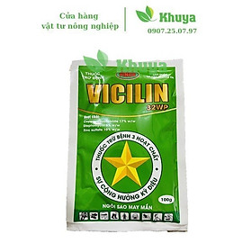 Thuốc trừ bệnh Vicilin 32WP 100gr Cứng cây - Xanh lá - Tăng sức đề kháng