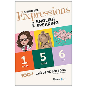 Hình ảnh Sách Expressions For English Speaking - 1 Ngày 5 Cụm 6 Từ