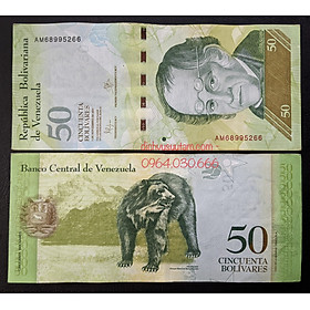 Mua Tiền Venezuela 50 bolivares con Gấu sưu tầm