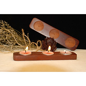 Mua Đế nến tealight 3 viên thiên nhiên