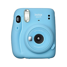Fujifilm instax mini 11 Instant Camera Film Cam Auto Exposure Control Selfie Mode with Batteries Wrist Strap Birthday
