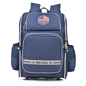 Ba Lô Chống Gù Mr. Vui BLCG817-ST - Màu Xanh Đen