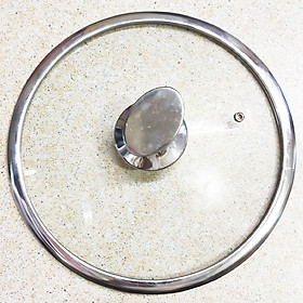Mua Nắp vung nồi chảo kính cường lực viền inox
