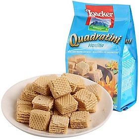 [ Date 03/25 ] Bánh Xốp Loacker Quadratini Vanilla 125g