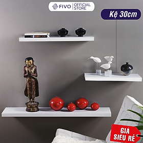 Kệ Treo Tường Trang Trí MDF Lõi Xanh Chống Ẩm FIVO FB41 Tiện Dụng Dễ Dàng Gắn Tường - Hàng Chính Hãng