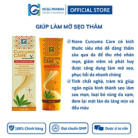 Tinh nghệ HGSG pharma NANO CURCUMA CARE Tuýp 20gr