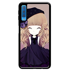 Ốp lưng cho Samsung Galaxy A7 2018 Girl 11 - Hàng chính hãng