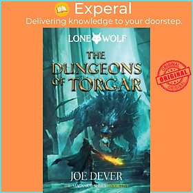 Sách - The Dungeons of Torgar - Lone Wolf #10 by Brian Williams (UK edition, paperback)