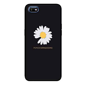 Ốp Lưng in cho Oppo A1k Mẫu Peace Hoa Cúc  - Hàng Chính Hãng