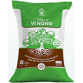 Mua Đất trồng cây Vì Nông bao 20dm  thành phần hữu cơ bổ sung đạm cá  bổ sung nấm Trichoderma  đất sạch trồng cây