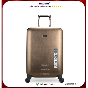 Vali cao cấp Macsim Smooire MSSM233 cỡ 21 inch màu gold - Hàng loại 1