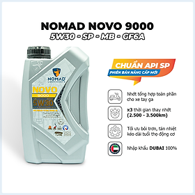 NHỚT XE TAY GA TỔNG HỢP TOÀN PHẦN 100% NOMAD 1L JASO MB - API SP - SAE 5W30